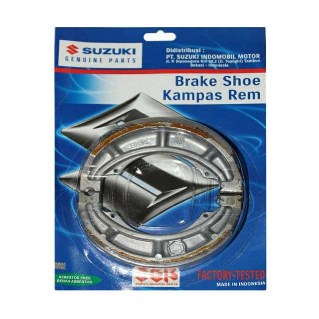 Kampas Rem Belakang Spin / Skywave / Skydrive / Hayate / Thunder / RGR150 / TS125 (54410-07004-000)